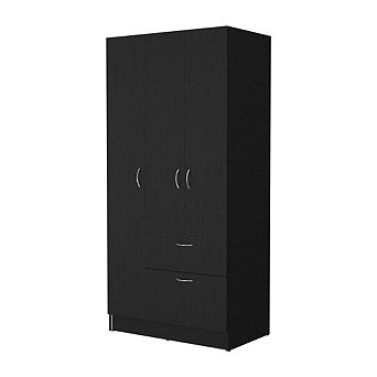 Ramblas Armoire, Two Cabinets, One Drawer, Hidden Drawer Shoes