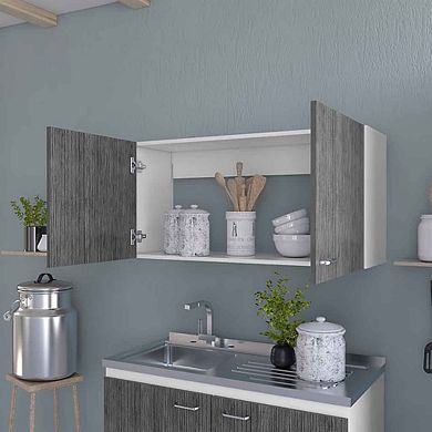 Oklahoma Wall Cabinet, Two Doors