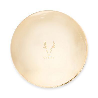 Belmont Round Serving Tray in Gold Viski®