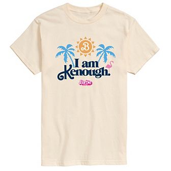 Men's Barbie The Movie I Am Kenough Palm Trees Graphic Tee