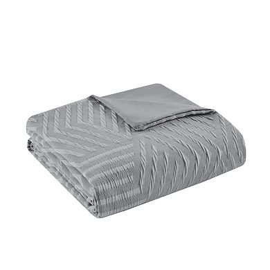 Urban Habitat Soren 3-piece Matelassé Jacquard Duvet Cover Set