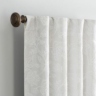 Sun Zero 2-pack Sierra Magnetic Closure 100% Blackout Back Tab Curtain Panel Pair