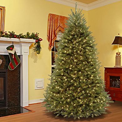 National Tree Company 7 1/2-ft. Pre-Lit Dunhill Fir Hinged Artificial Christmas Tree