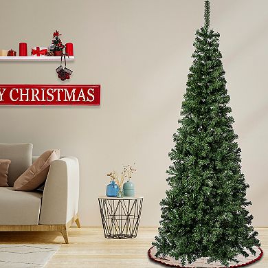 National Tree Company 7 1/2-ft. Linden Spruce Slim Wrapped Artificial Christmas Tree