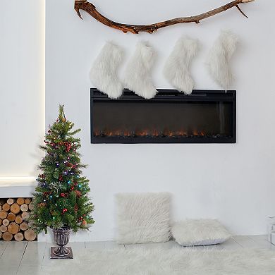 National Tree Company 4-ft. Pre-lit Crestwood Spruce Berry & Pinecones Artificial Christmas Entrance Tree