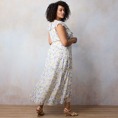 lauren conrad floral maxi dress Casual By Lc In Print, Size: M Ladies Dresses Lauren Conrad Floral