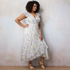 White short sleeve, plus size flowy dress with a tie front. 95