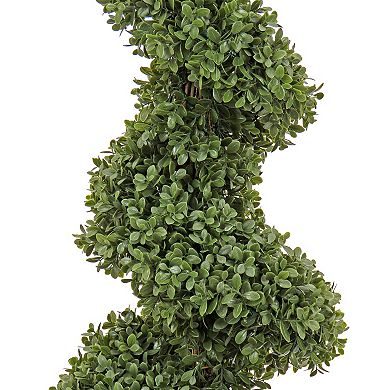 National Tree Company 44-in. Boxwood Spiral Artificial Topiary 