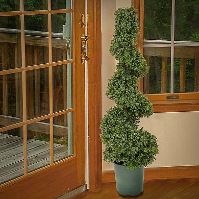 National Tree Company 44-in. Boxwood Spiral Artificial Topiary 