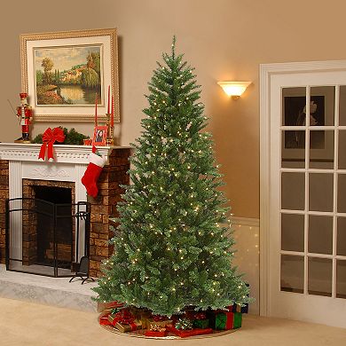 National Tree Company 6 1/2-ft. Pre-Lit Peyton Spruce Hinged Artificial Christmas Tree