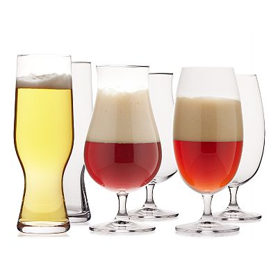 Discover Europe 3-pc. Shape Variety Beer Glass Set