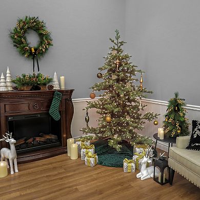 National Tree Company HGTV- 7 1/2-ft. Pre-Lit Decorator Artificial Christmas Tree
