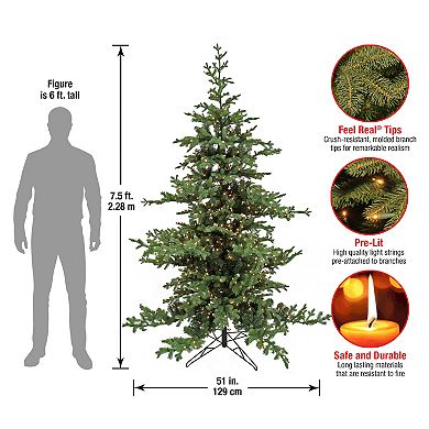 National Tree Company HGTV- 7 1/2-ft. Pre-Lit Decorator Artificial Christmas Tree