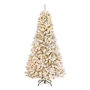 National Tree Company 6 1/2-ft. Feel Real® Snowy Mixed Pine Artificial Christmas Tree