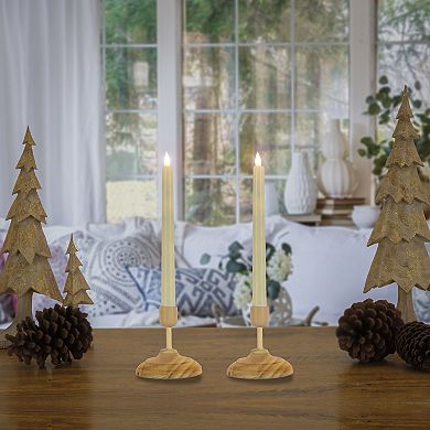 National Tree Company HGTV Heritage Flameless LED Window Candles 2-piece Set