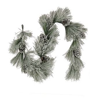 National Tree Company Snowy Long Needle Artificial Garland