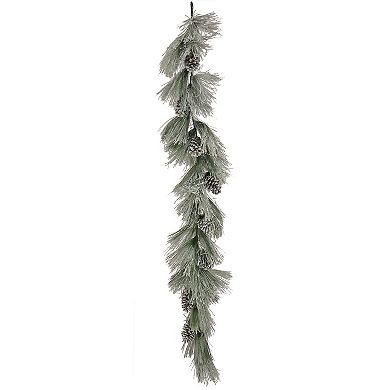 National Tree Company Snowy Long Needle Artificial Garland