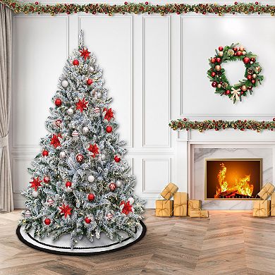 National Tree Company 9-ft. Pre-Lit Snowy Hudson Hinged Artificial Christmas Tree
