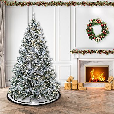National Tree Company 9-ft. Pre-Lit Snowy Hudson Hinged Artificial Christmas Tree