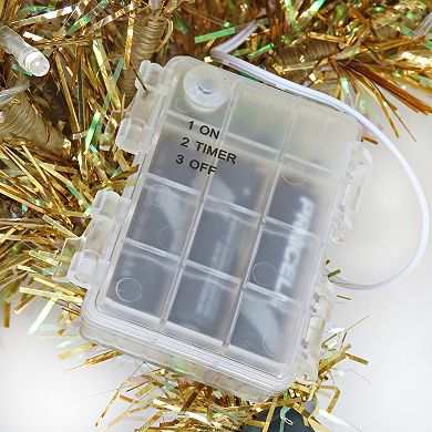 National Tree Company 36-in. Pre-Lit Christmas Be Merry Decorated Gold Table Top Tree