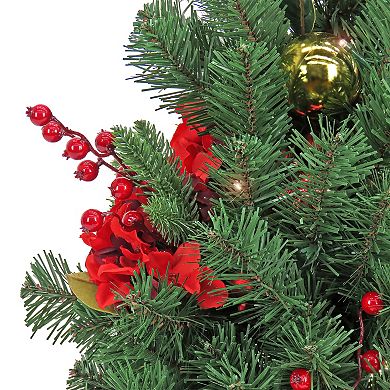 National Tree Company 36-in. Pre-Lit Christmas Vienna Waltz Decorated Table Top Tree