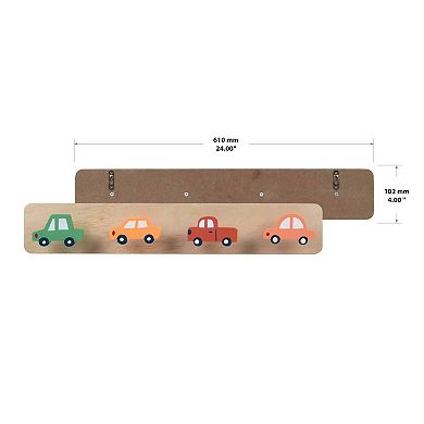 The Big One® Car-Shaped Wall Hooks