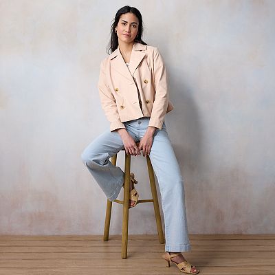 Petite LC Lauren Conrad Short Trench Coat Petite LC Lauren Conrad Short Trench Coat