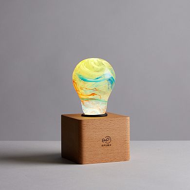 Resin Fireworks LED Light Bulb
