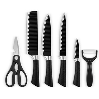 6 pc High Carbon Stainless Steel Assorted Knife Set