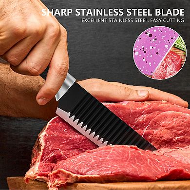 6 Piece High Carbon Stainless Steel Assorted Knife Set