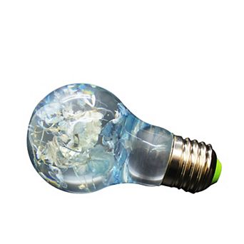Handmade Resin Blue Hydrangea Light Bulb