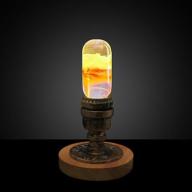Handmade Resin Flame Light Bulb