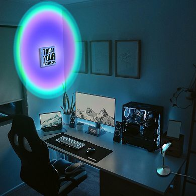 RGB Color Changing Sunset Projection LED Table Lamp