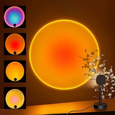 RGB Color Changing Sunset Projection LED Table Lamp