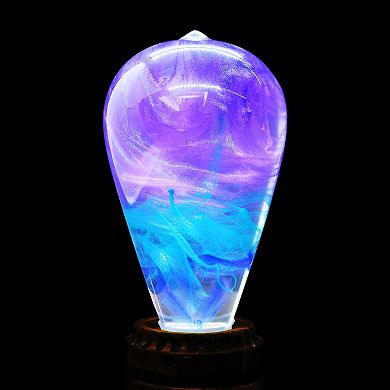 Handmade Resin Faith Light Bulb