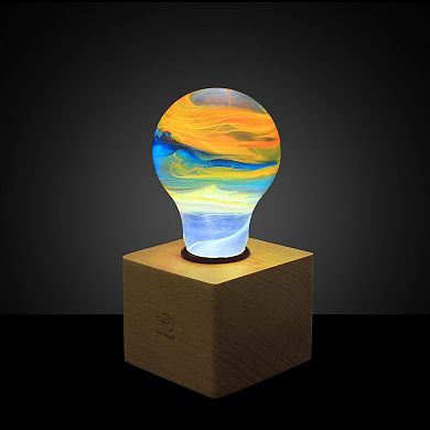 Handmade Resin Solar System Light Bulb