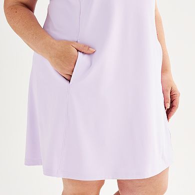 Plus Size Tek Gear Ultra Stretch Dress with Built-In Bra