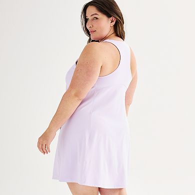 Plus Size Tek Gear Ultra Stretch Dress with Built-In Bra