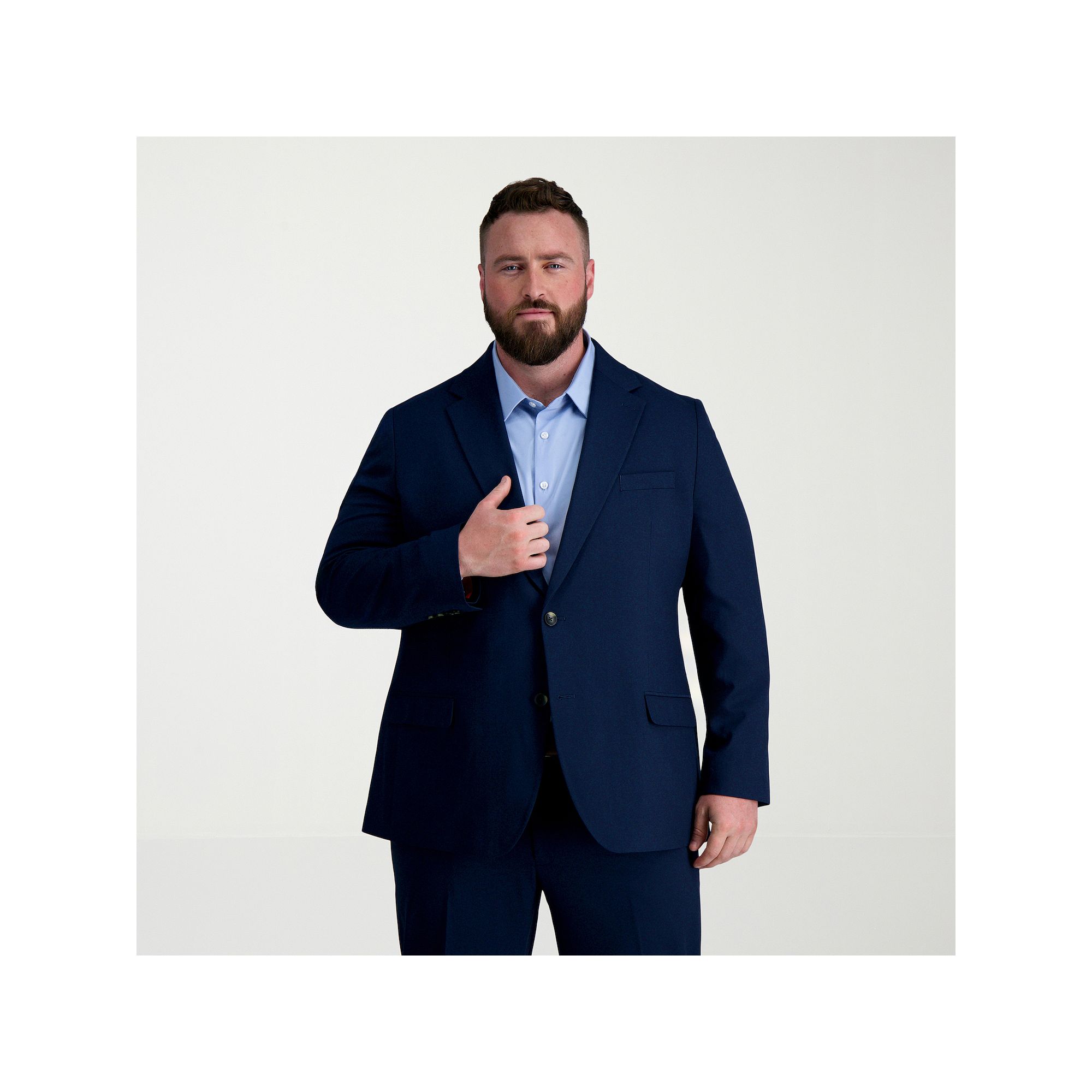 Big & Tall Haggar® Tailored Fit Suit Separate Jacket, Mens, Size: 50 LONG