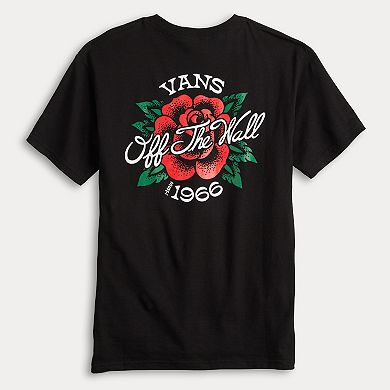 Men's Vans Rose Back Short Sleeve Graphic Tee