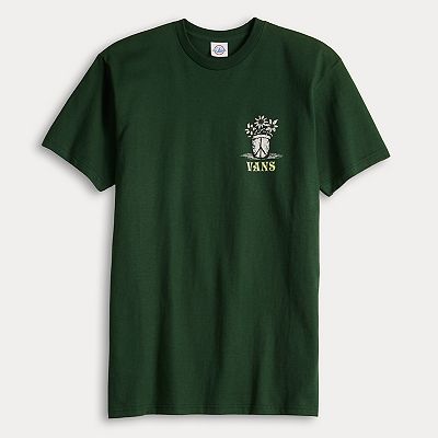 国内配送 VANS MENS VANS LOGO BIG TEE GREEN Vans Classic Crew Neck T Shirt Green | Mainline Menswear