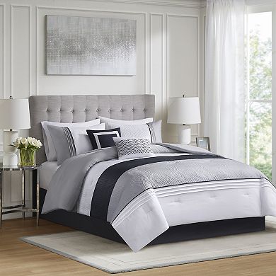 Madison Park Greer 6-Piece Comforter Set with Coordinating Pillows