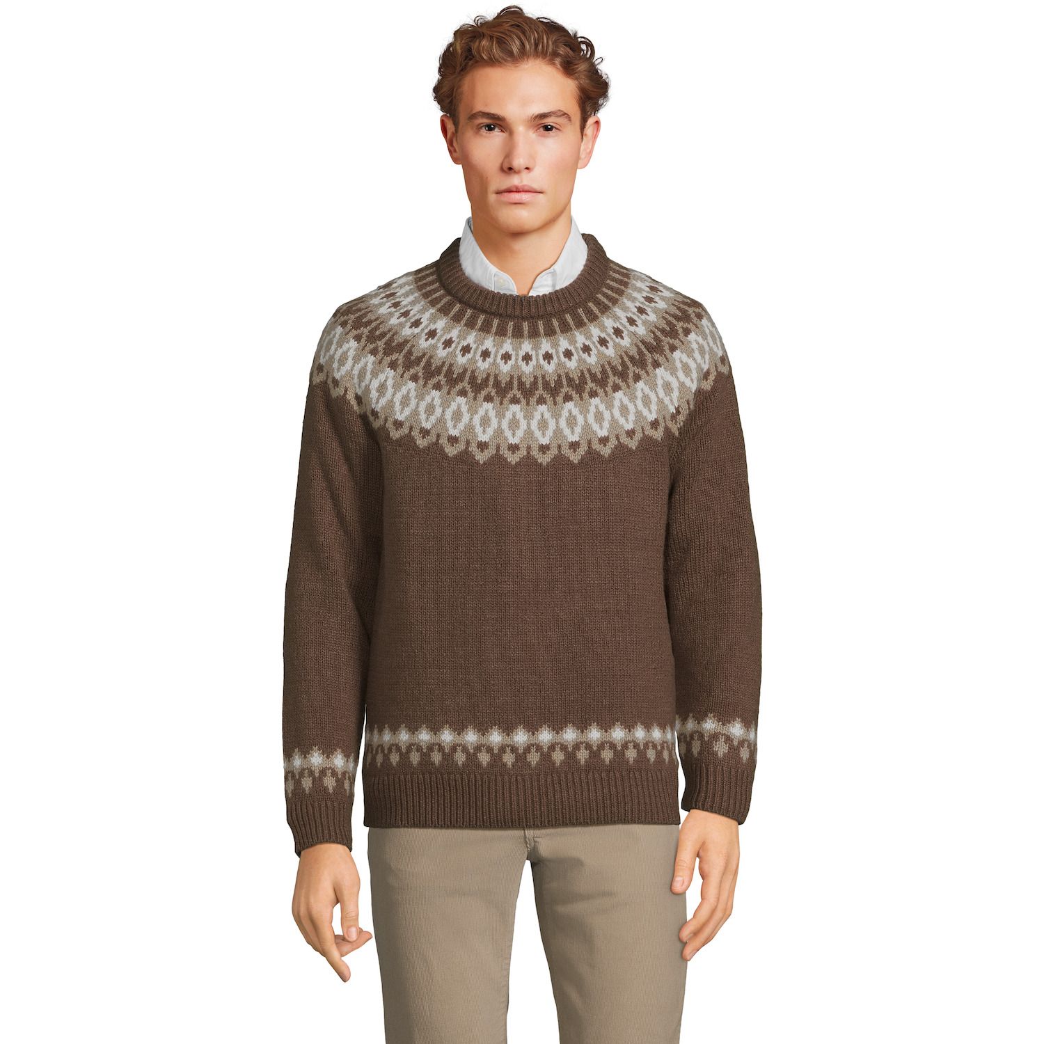 Knit Fair Isle Sweater Kohls