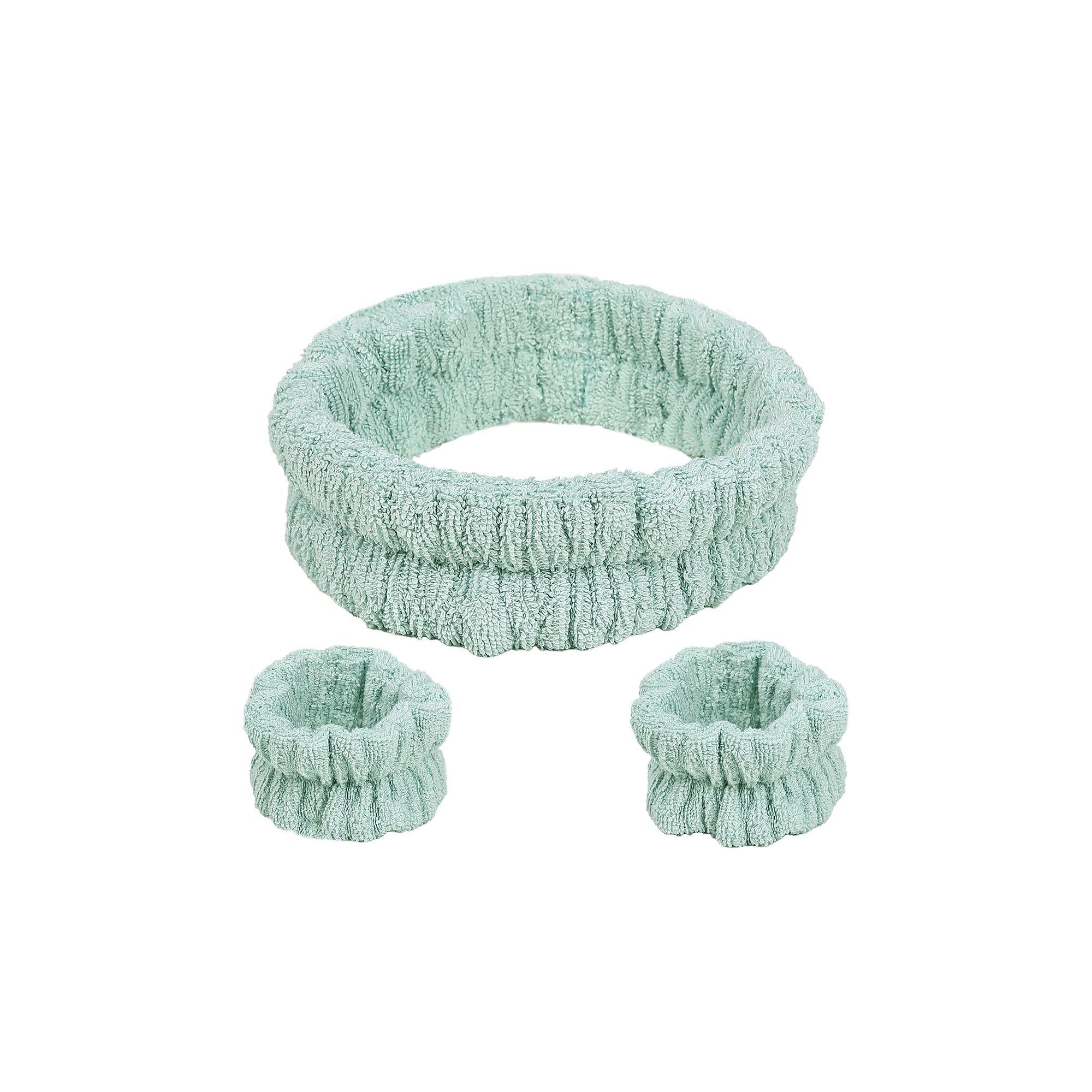Sonoma Goods For Life® Spa Head & Wristbands Set, Blue