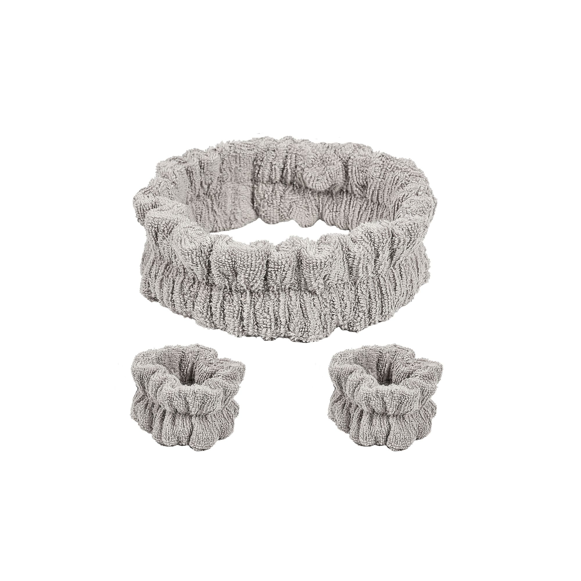 Sonoma Goods For Life® Spa Head & Wristbands Set, Gray