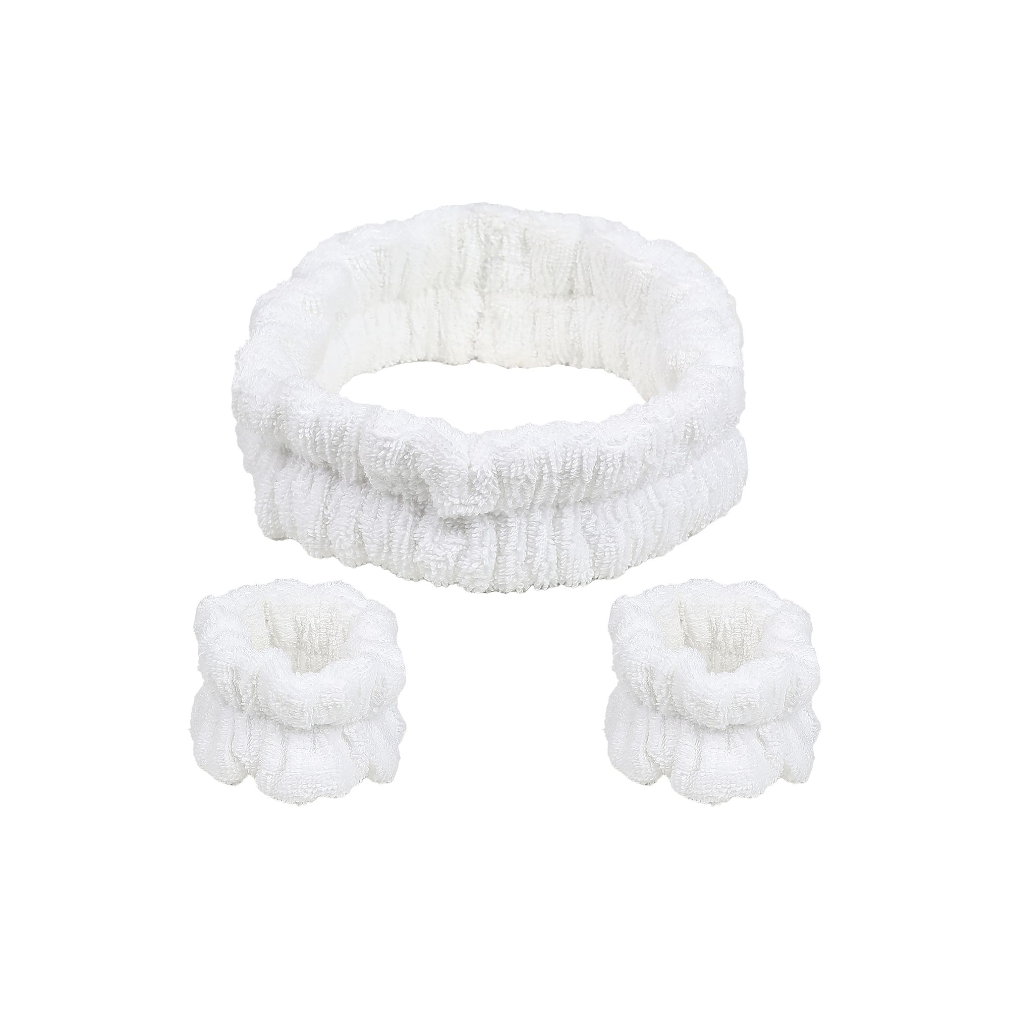 Sonoma Goods For Life® Spa Head & Wristbands Set, White