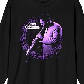 Men's John Coltrane Purple Hue Graphic Tee