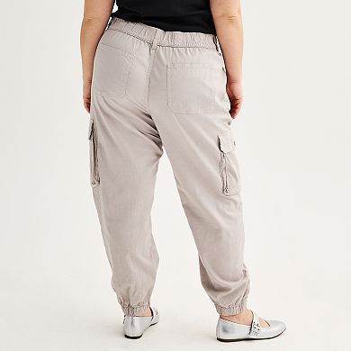 Juniors' Plus Size SO® Cargo Joggers