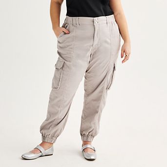 Juniors' Plus Size SO® Cargo Joggers