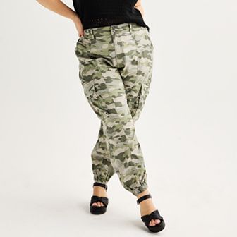 Juniors' Plus Size SO® Cargo Joggers